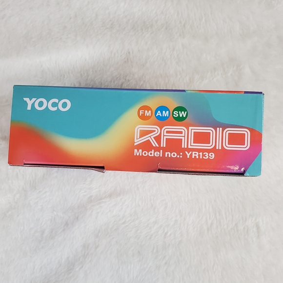YOCO Portable FM AM SW Radio Model no: YR139 Color Red - Picture 3 of 6